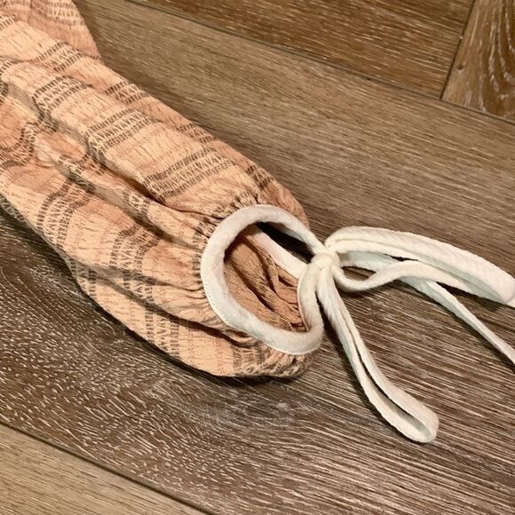 Madewell x Christy Dawn Striped Tallulah Tie-Back Midi Dress - Picture 4 of 9